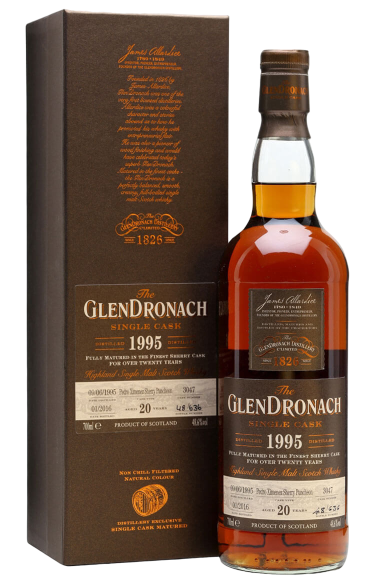 Glendronach 1995 20 YO Pedro Ximenez Cask Sherry Puncheon