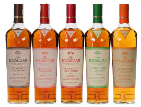Macallan The Harmony Collection 70cl set of 5