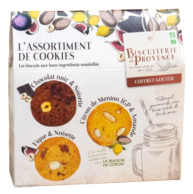 Biscuiterie de Provence Organic Cookies Assortment 360g