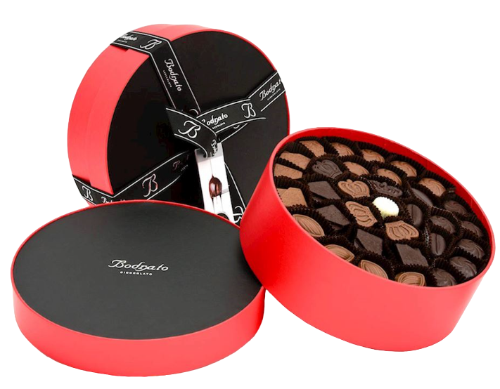 Bodrato Hatbox Mixed Pralines and Boeri 470g