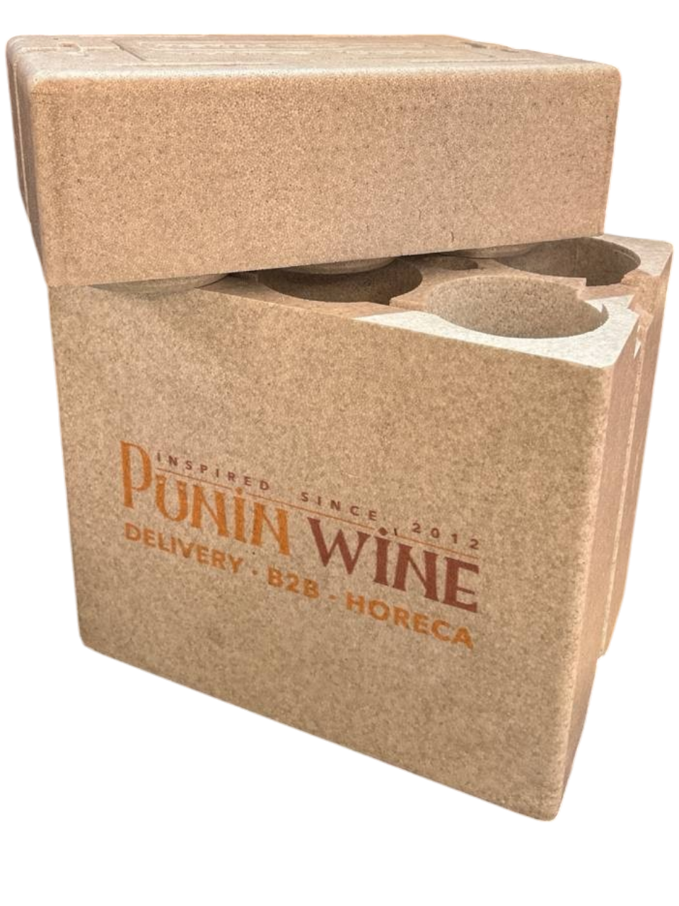 Wine Box Punin Wine Logo For 6 Bottle