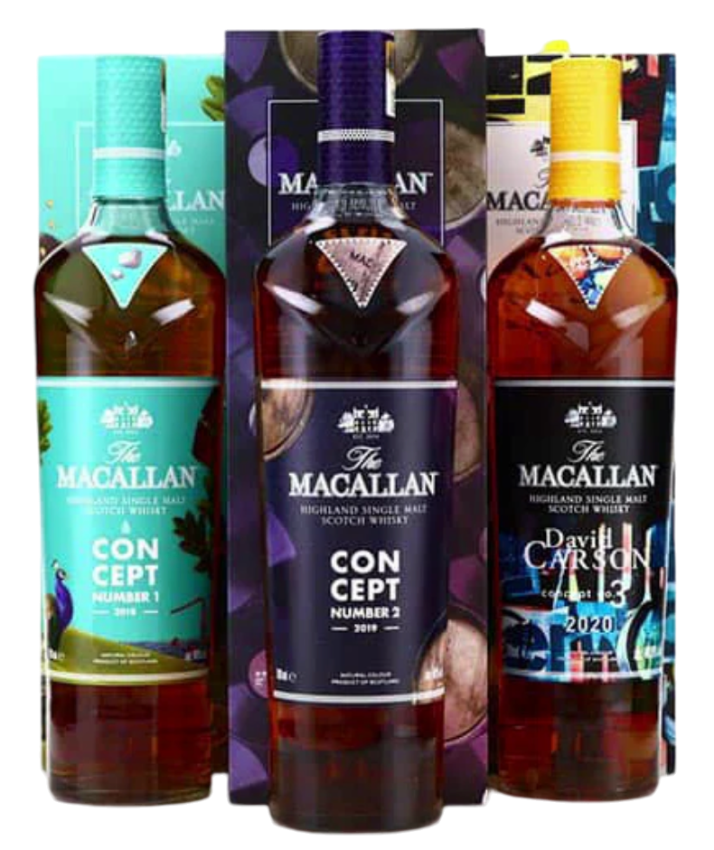Macallan Concept set of 3