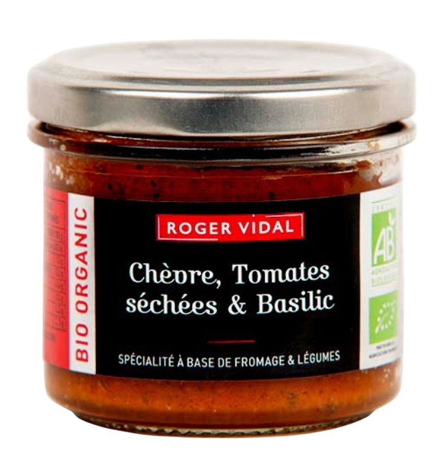 Roger Vidal Dried tomatoes with goat cheese & basil 140g