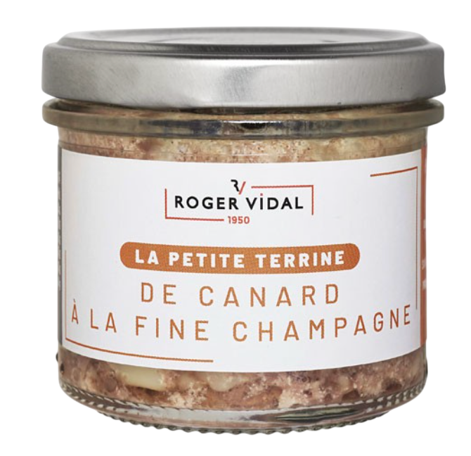 Roger Vidal Duck terrine with Fine Champagne 90g