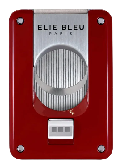 Elie Bleu Cigar Cutter Hi Gloss Red Lacquer