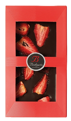 Bodrato Piastrella Fragola Latte 90g