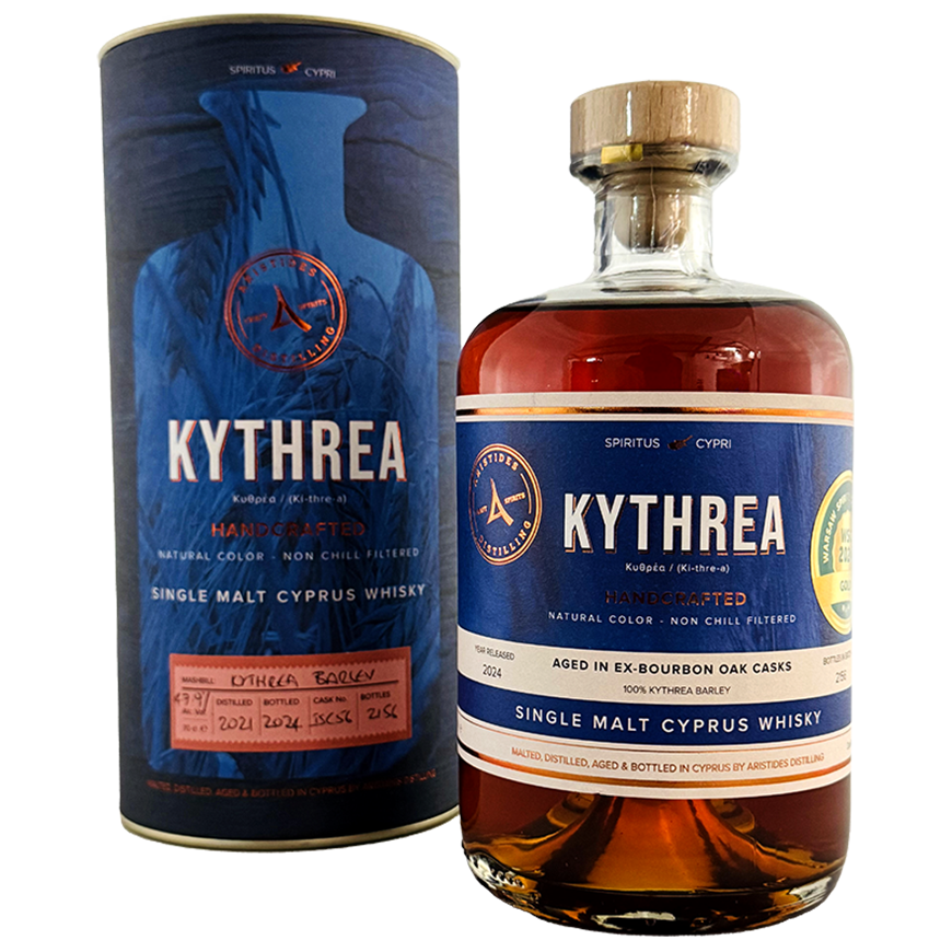 Aristides Distilling Kythrea Single Malt Cyprus Whisky 70cl