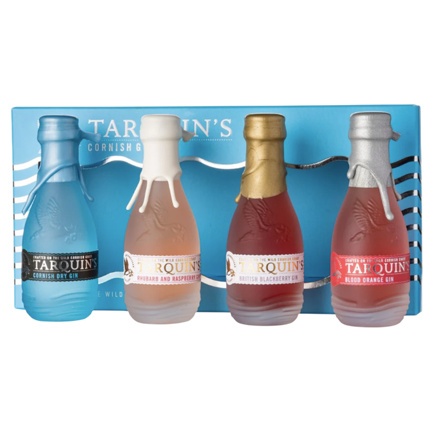 Tarquin's Gift Set of 4 Miniature bottles 45cl Gin