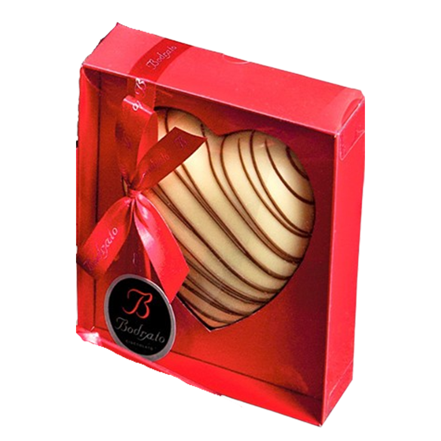 Bodrato Chocolate Heart White 200gr
