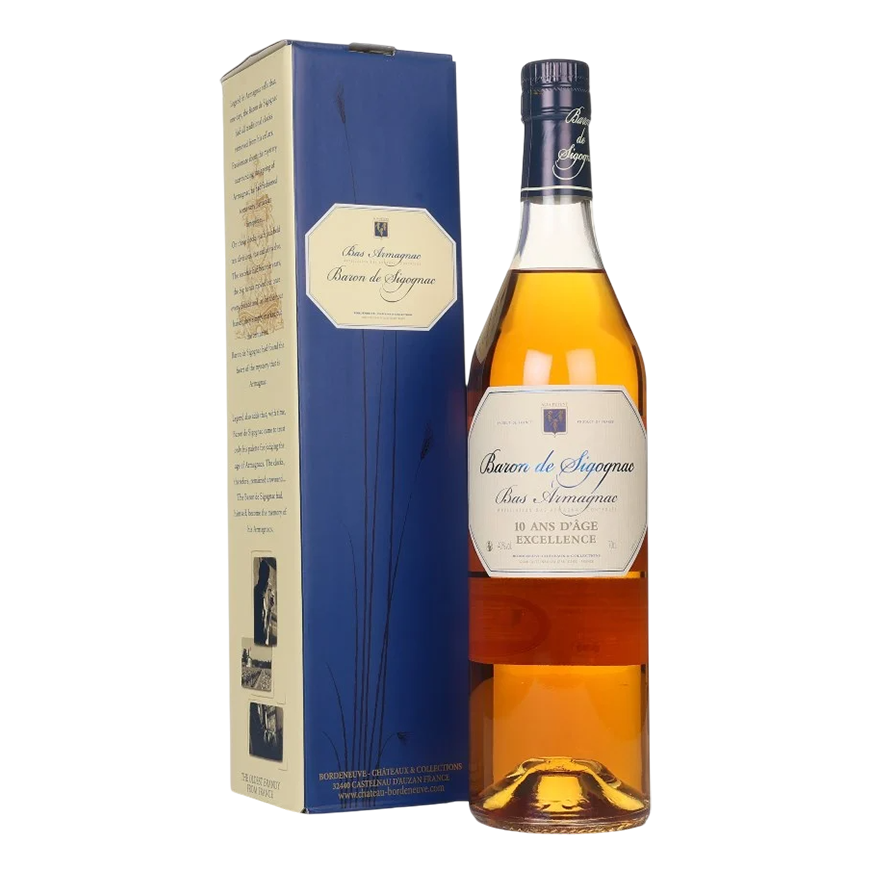 Baron de Sigognac 10 Y.O. Bas Armagnac Excellence Gift box 70cl