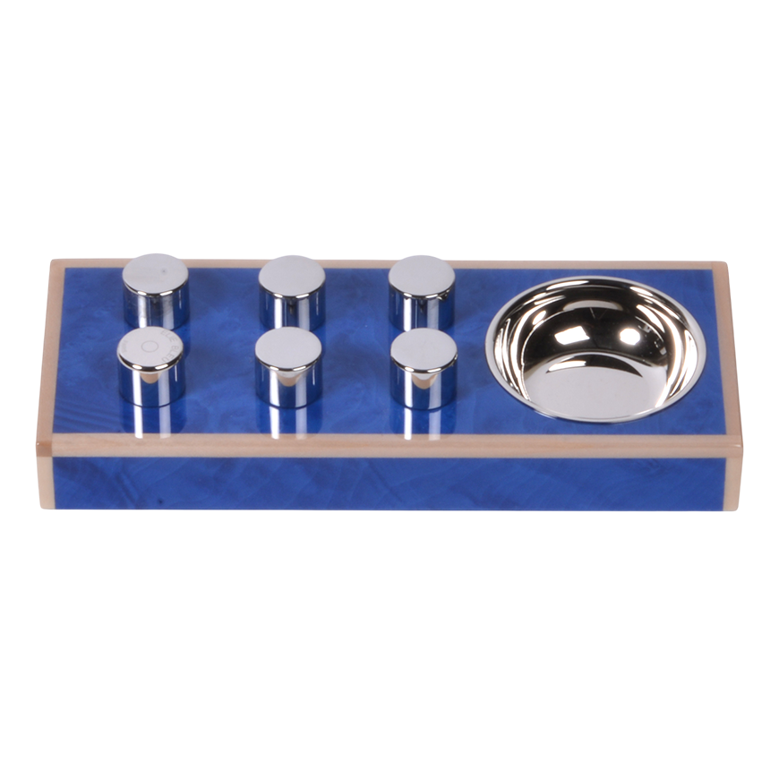 Elie Bleu Egoist Ashtray Madrona Burl White Edges