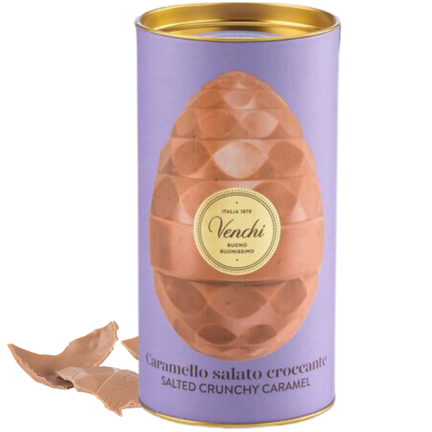 Venchi Caramel & Salted Toffee Chocolate Eggs 150g