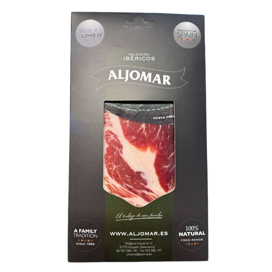 Aljomar Iberico Sliced Cereal-Fed 50% Pork Ham 100g