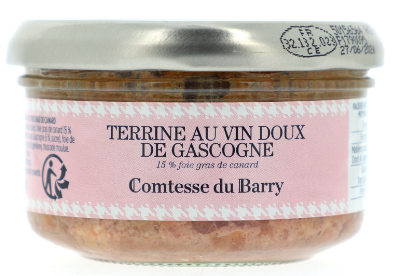 Comtesse du Barry Terrine vin doux au Foie Gras 140g