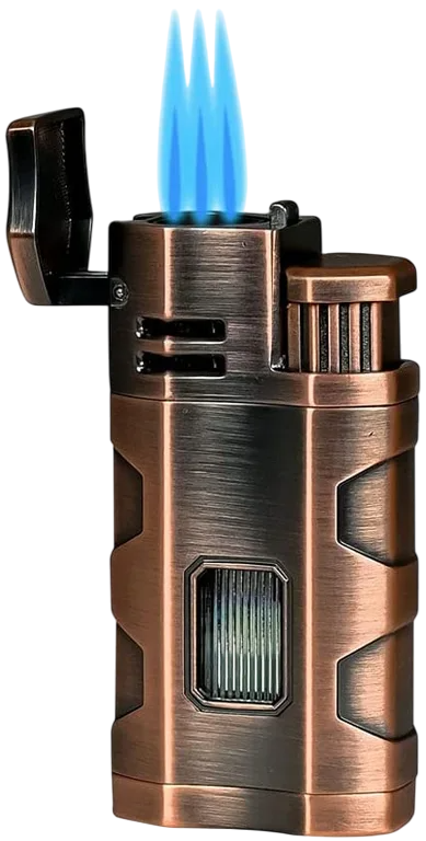 Rocky Patel Lighter Hex Triple Antique Copper