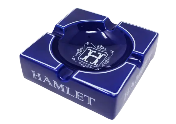 Rocky Patel Hamlet Ashtray Navy Ceramic